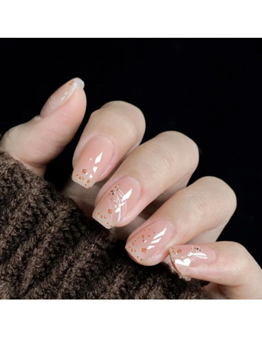 Hoja de Oro Comestible Zjyufy 2 Botellas Rosa Dorado 5x2cm