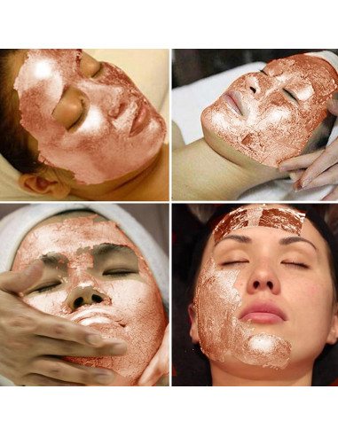 Hoja de Oro Comestible Zjyufy 2 Botellas Rosa Dorado 5x2cm