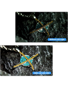 Luz Macro de Brazo Portátil JJC 26cm LED 5600K Ajustable 2