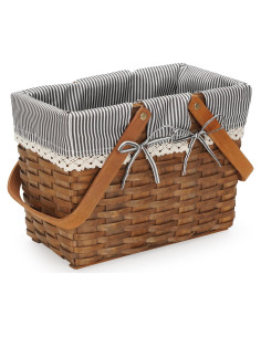 Cesta de Picnic con Asas G GOOD GAIN Gris 31x17.8x24.9 cm