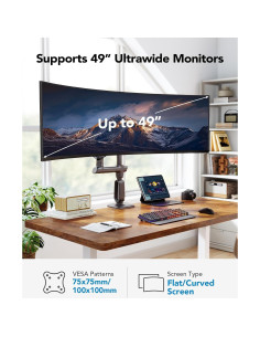 Brazo de Monitor HUANUO para Pantallas Ultrawide hasta 49" 2