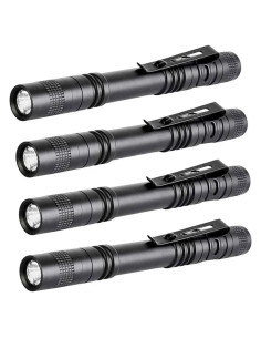 Linterna de bolígrafo LED GaiGaiMall, paquete de 4, alta calidad