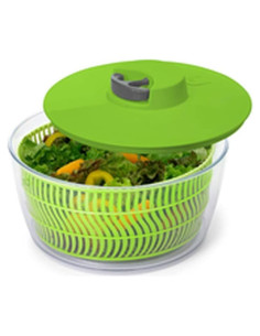 Secador de Ensalada Verde 4L Progressive con Cordón Retráctil