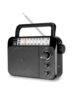 Radio Meteorológica Portátil Retekess TR604W AM FM NOAA