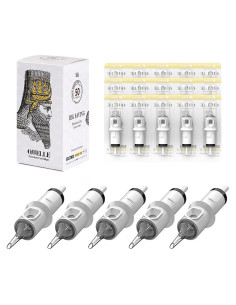 Cartuchos de Agujas de Tatuaje Hawink 50 Pcs Variados 0.3mm