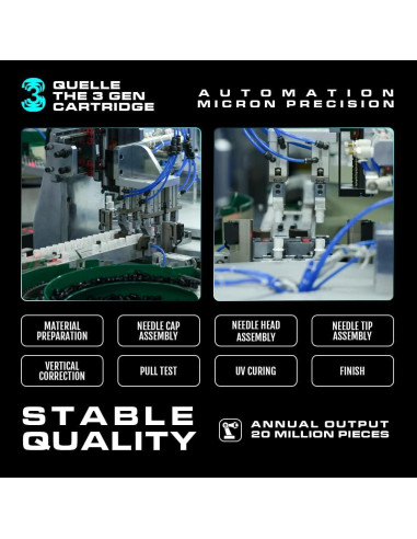 Cartuchos de Agujas de Tatuaje Hawink 50 Pcs Variados 0.3mm