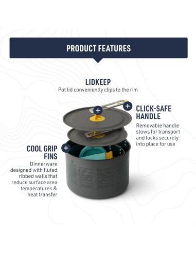 Conjunto de Cocina Ultraligero Sea to Summit 2 Personas