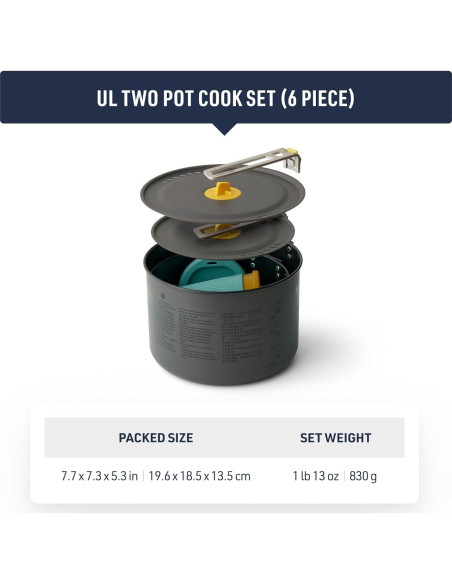 Conjunto de Cocina Ultraligero Sea to Summit 2 Personas