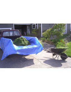 Lona Económica Azul Dry Top 8x10 Pies 5-Mil Impermeable 2