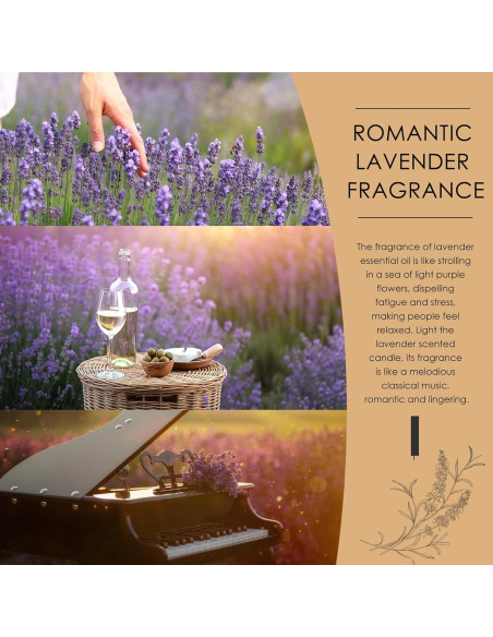 Vela de Anuncio de Embarazo para Abuela - Aroma Lavanda 283g