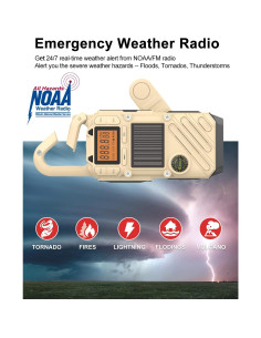 Walkie Talkies Qniglo Q668 Recargables con Radio NOAA y Linterna 2
