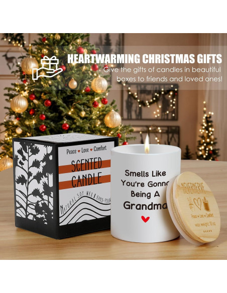 Vela de Anuncio de Embarazo para Abuela - Aroma Lavanda 283g