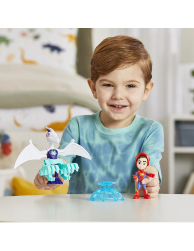 Conjunto de figuras de acción Spidey y Ghostasaurus 10cm