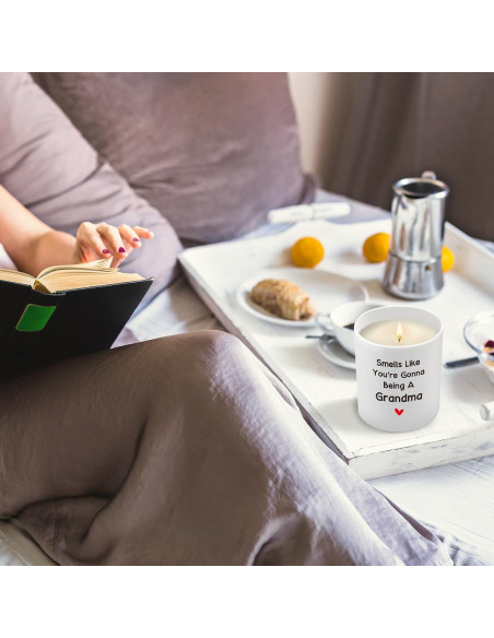 Vela de Anuncio de Embarazo para Abuela - Aroma Lavanda 283g