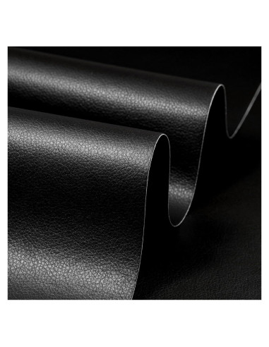 Parche de Reparación de Cuero Amiya 17.78x154.94 cm Negro