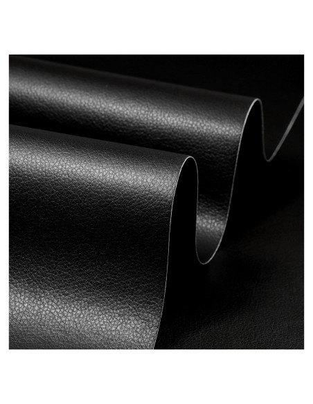 Parche de Reparación de Cuero Amiya 17.78x154.94 cm Negro