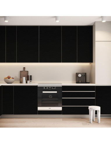 Parche de Reparación de Cuero Amiya 17.78x154.94 cm Negro