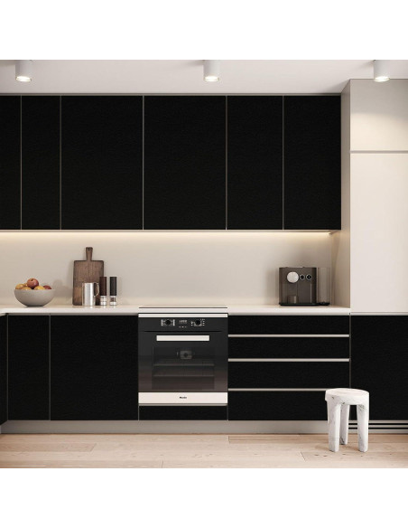 Parche de Reparación de Cuero Amiya 17.78x154.94 cm Negro