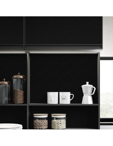 Parche de Reparación de Cuero Amiya 17.78x154.94 cm Negro