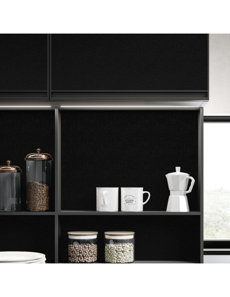 Parche de Reparación de Cuero Amiya 17.78x154.94 cm Negro