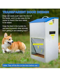 Dispensador Automático de Comida para Perros Homsky 11.34 kg 2