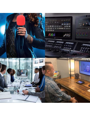 Filtro Antiviento Universal 6 Pcs YOUSHARES para Micrófono