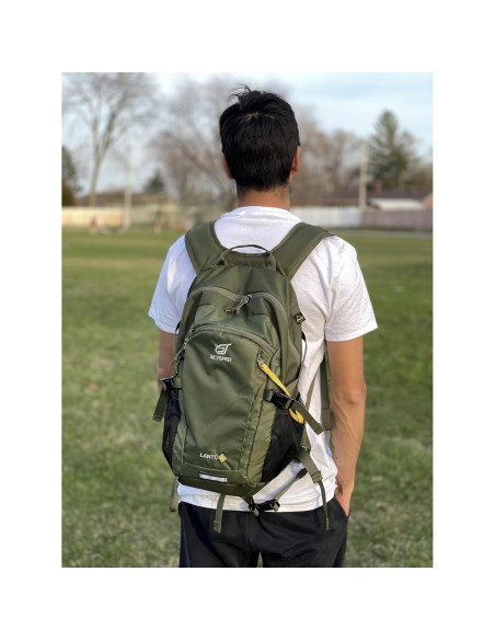 Mochila de Senderismo 20L SKYSPER Unisex Verde Militar