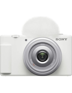 Cámara de Vlogging Sony ZV-1F Blanca + Kit 8 Piezas 64GB 2