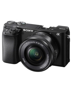 Cámara sin Espejo Sony Alpha A6100 con Lente Zoom 16-50mm