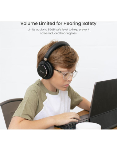 Auriculares Bluetooth Puro Sound Labs BT2200 Plus Niños Negro