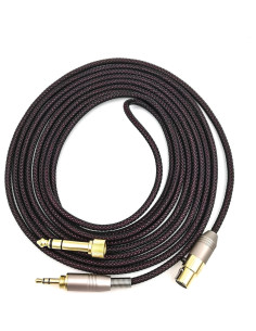 Cable de Reemplazo HIFI Trenzado 1.2m para AKG y Pioneer 2