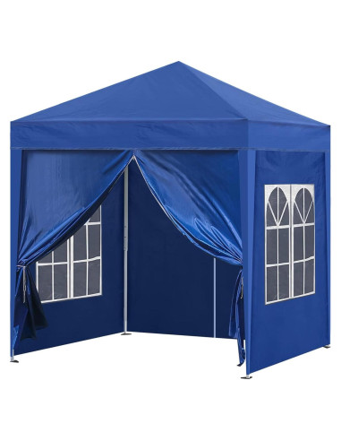 Carpa Canopy 3x3m OFCASA Azul con Paneles Laterales y Bolsa