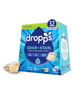 Pods de Detergente para Lavandería Dropps Brisa Fresca 32 Unidades