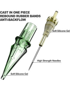 Agujas de Tatuaje Solong Pro 20Pcs Cartucho 1001RL Redondo 2