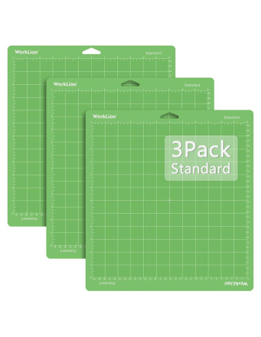 Matriz de Corte WORKLION 30.5x30.5cm Adhesiva Estándar 3 Piezas