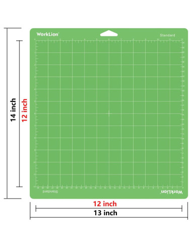 Matriz de Corte WORKLION 30.5x30.5cm Adhesiva Estándar 3 Piezas