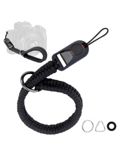 Correa de muñeca ZXZone para cámara DSLR 33cm negra