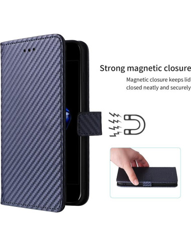 Funda Flip Xiaomi Redmi Note 9 Pro / Note 9S Azul con Tarjetero