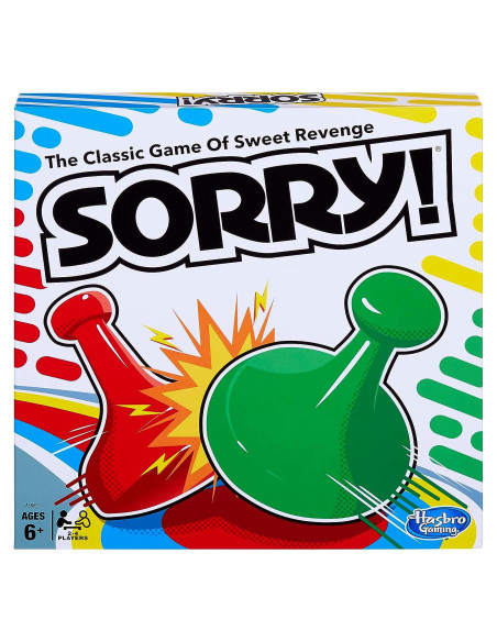 Juego de Mesa ¡Lo Siento! Hasbro, 2 a 4 Jugadores, 6+ Años Juego de Mesa ¡Lo Siento! Hasbro, 2 a 4 Jugadores, 6+ Años