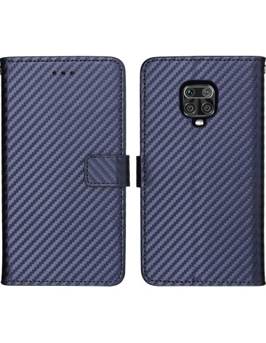 Funda Flip Xiaomi Redmi Note 9 Pro / Note 9S Azul con Tarjetero