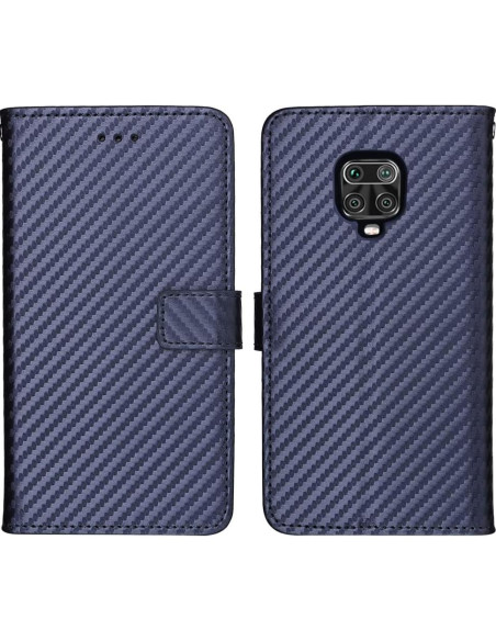 Funda Flip Xiaomi Redmi Note 9 Pro / Note 9S Azul con Tarjetero