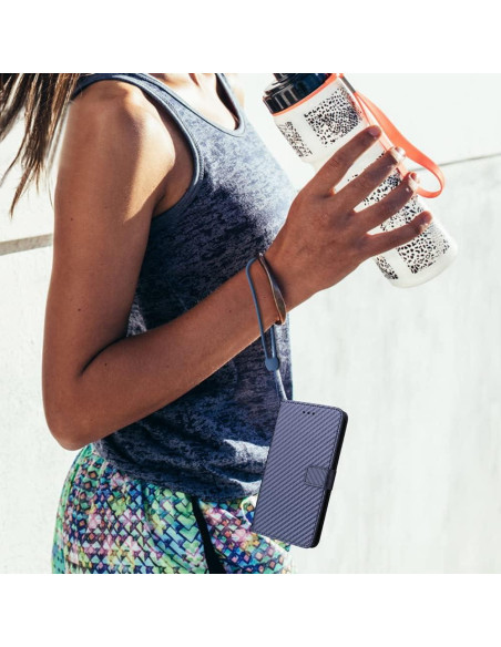 Funda Flip Xiaomi Redmi Note 9 Pro / Note 9S Azul con Tarjetero