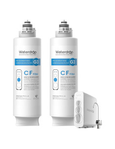 Filtro de Agua Waterdrop WD-G3-CF, Paquete de 2, Carbono Activado