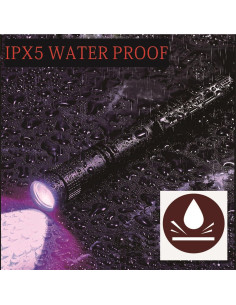 Paquete de 2 Linternas UV LELUO Tácticas LED 150 Lúmenes 2