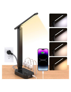 Regleta de Enchufes con Lámpara LED One Beat 5 Niveles 3 Salidas