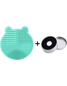 Alfombrilla Limpiadora de Brochas de Maquillaje Harvest Verde 2