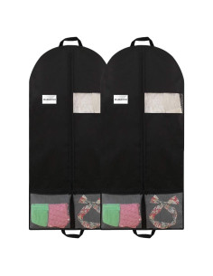 Bolsas de Ropa MASKEYON 129x58 cm con Cremallera - 2 Piezas