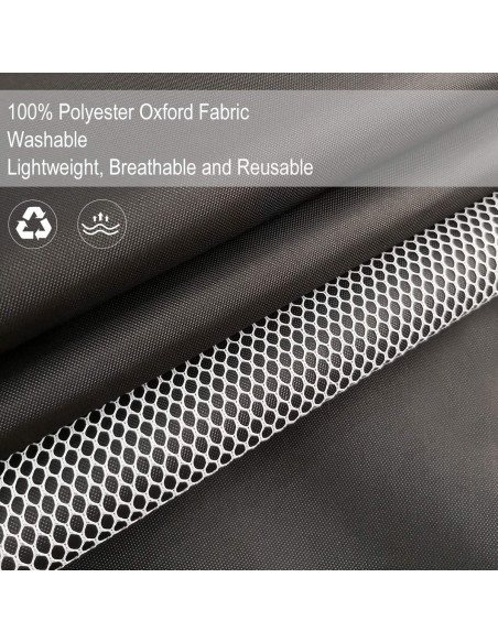 Bolsas de Ropa MASKEYON 129x58 cm con Cremallera - 2 Piezas