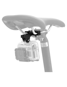 Soporte de cámara para sillín de bicicleta ParaPace PP178 - Aluminio Negro
