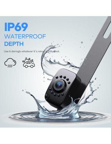 Cámara de Respaldo eRapta ERT01 Universal 149 IP69K